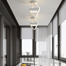 Load image into Gallery viewer, White Square LED Ceiling Lamps above sofa in living room
