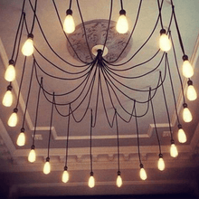 Load image into Gallery viewer, Cavelights Spider Chandelier on ceiling
