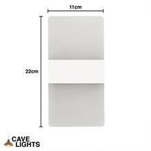 Load image into Gallery viewer, White LED Wall Lamp small model measurements
