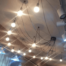Load image into Gallery viewer, Cavelights Spider Chandelier on ceiling in home
