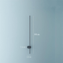 Load image into Gallery viewer, Nordic LED Pole Light 80cm model measurements

