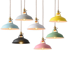 Load image into Gallery viewer, Industrial Coloured Pendant Lights
