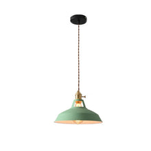 Load image into Gallery viewer, Green Industrial Coloured Pendant Light
