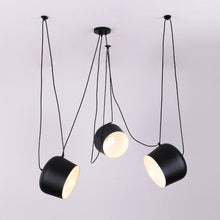 Load image into Gallery viewer, Three Modern Studio Pendant Lights hanging from ceiling
